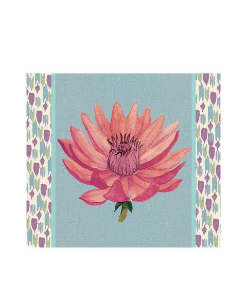 TOVAGLIETTA RIGIDA CELESTE - RIFLESSI DI LOTO