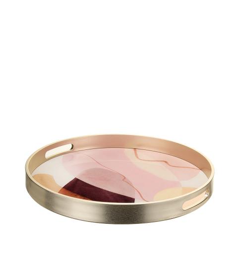 VASSOIO TONDO - DUNE DI SETA