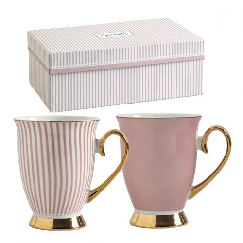 Set de 2 tasses en porcelaine