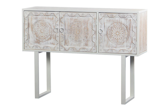 CREDENZA LEGNO INTAGLIATO