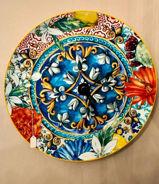 Taormina Porcelain Clock