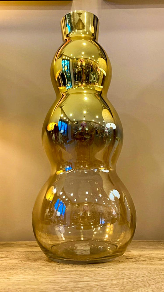 VASO VETRO GOLD GRANDE