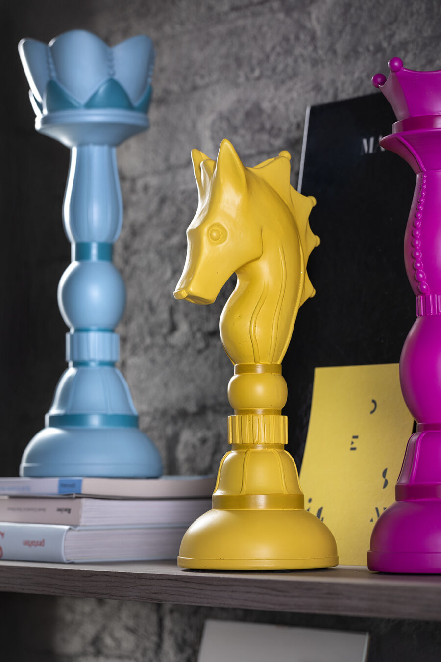 Vase d'Échecs Roi Bleu