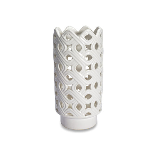 White porcelain vase
